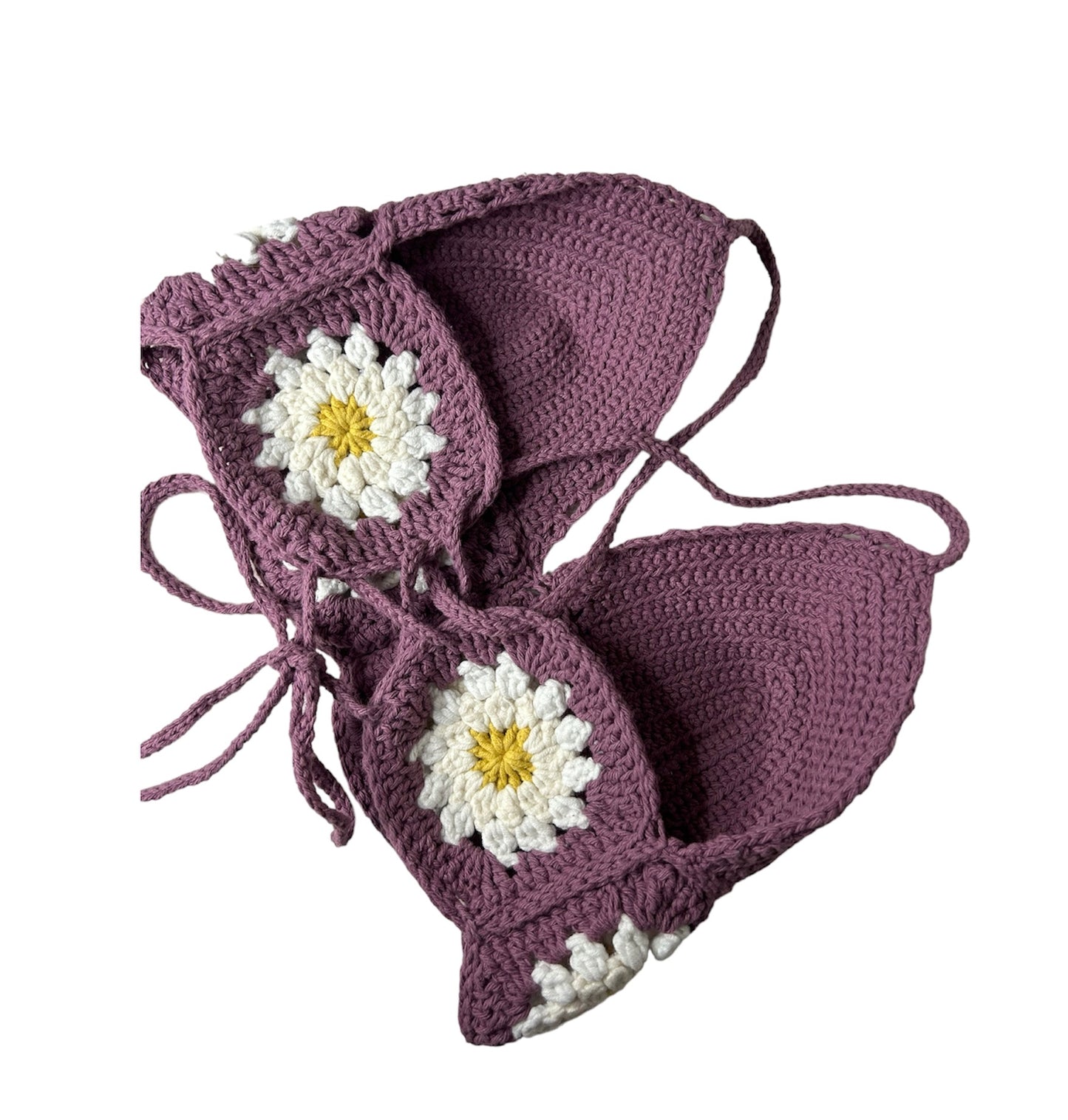 Top « Camélia » prune