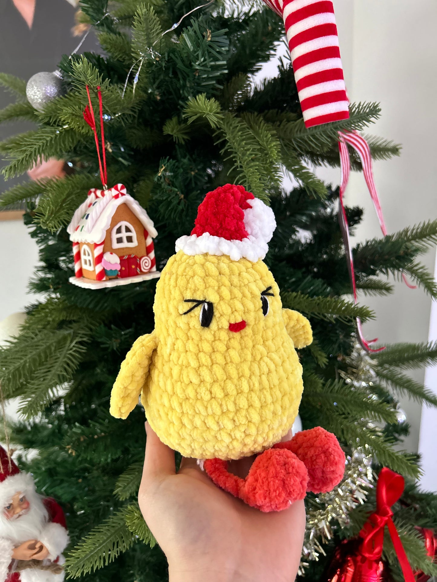 Peluche "Poussin" Noël