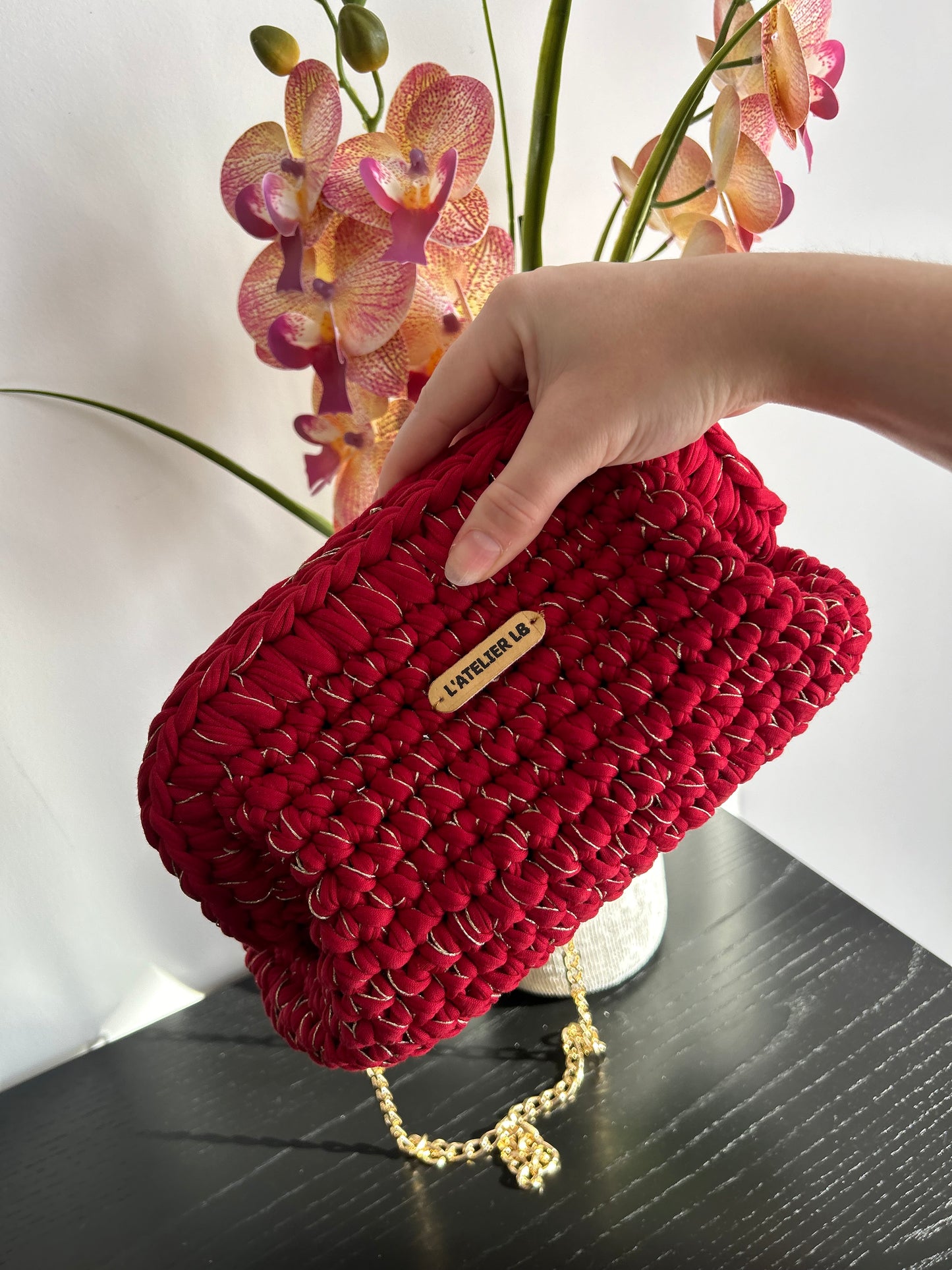 Clutch Bag "Maïa" Bordeau