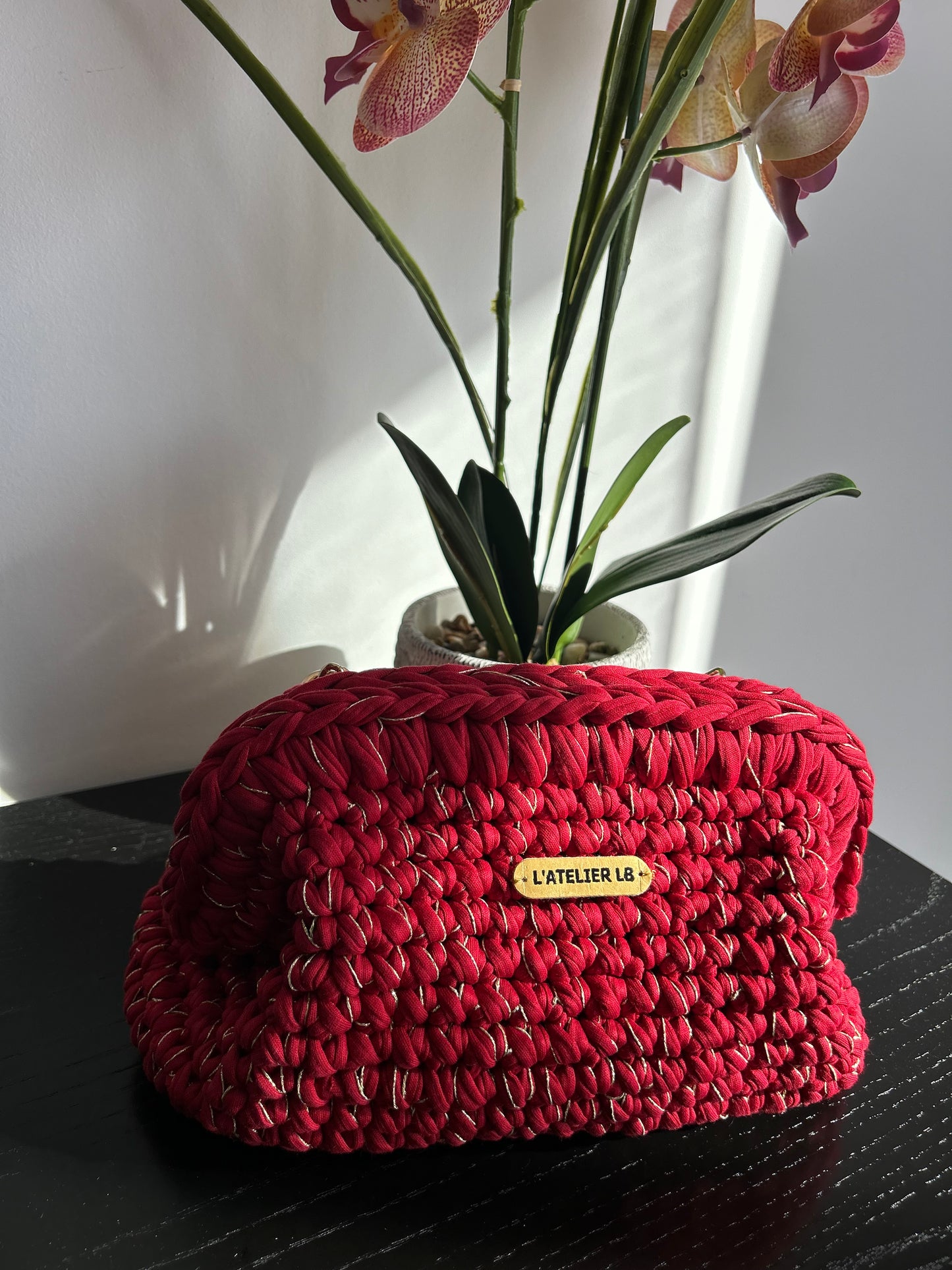 Clutch Bag "Maïa" Bordeau