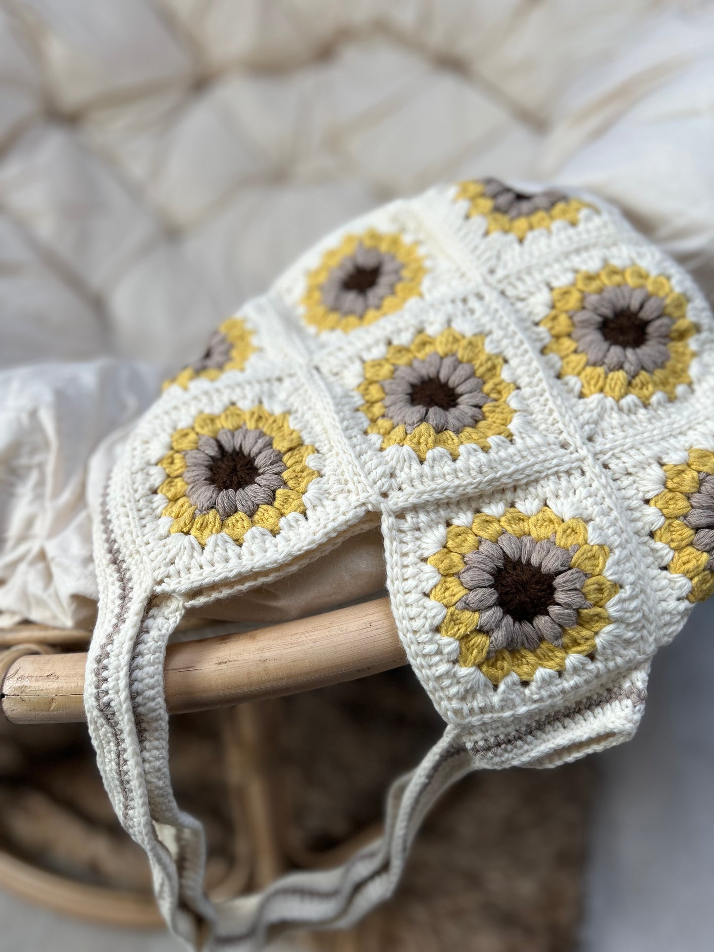 Cabas "Tournesols" Jaune