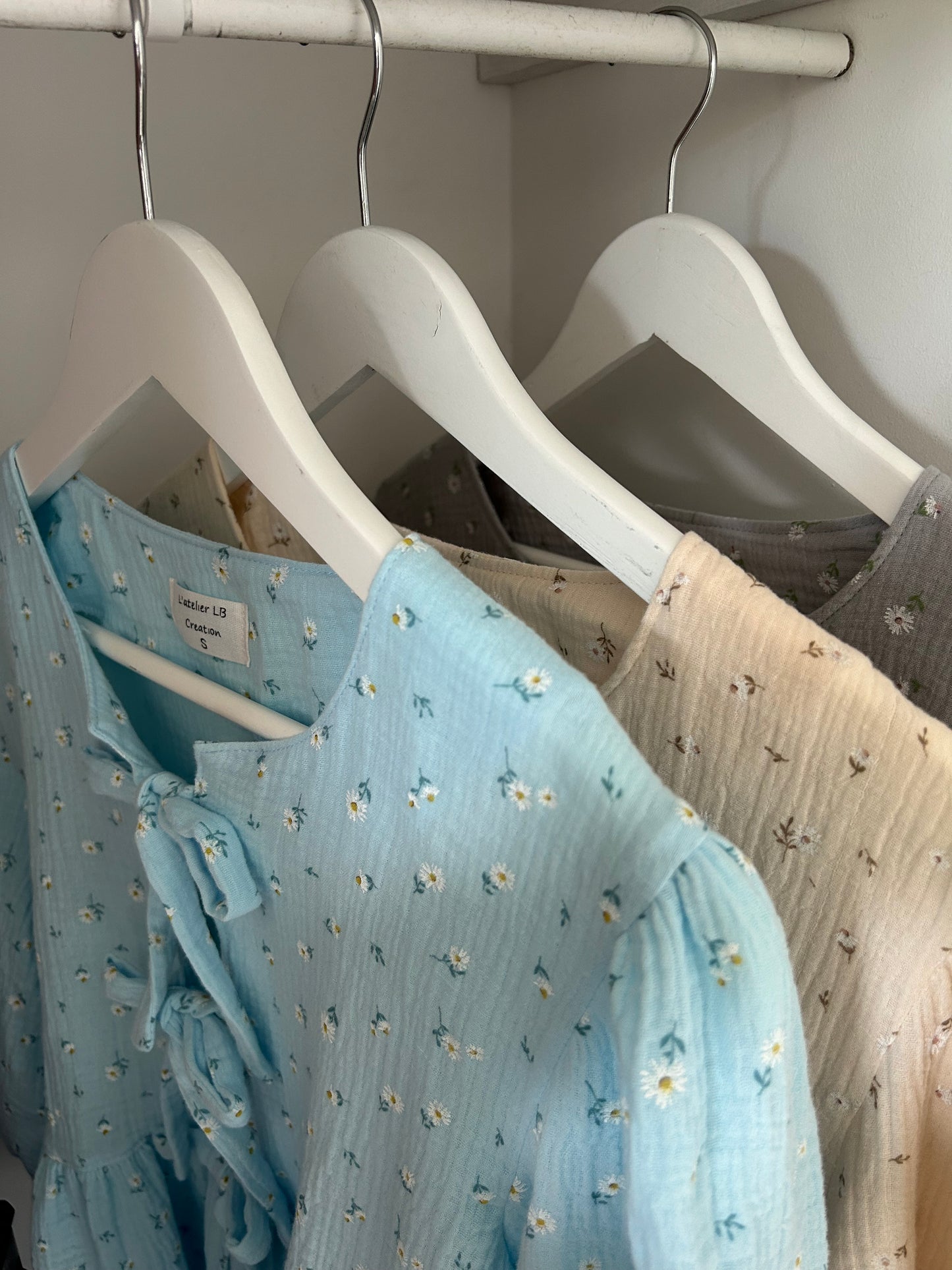 Blouse "Germaine" Grise