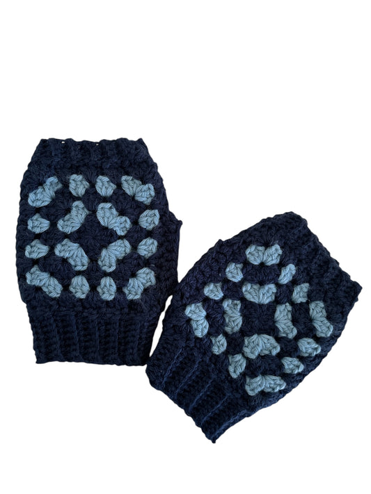 Mitaines « Marie » Bleu