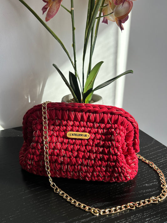 Clutch Bag "Maïa" Bordeau