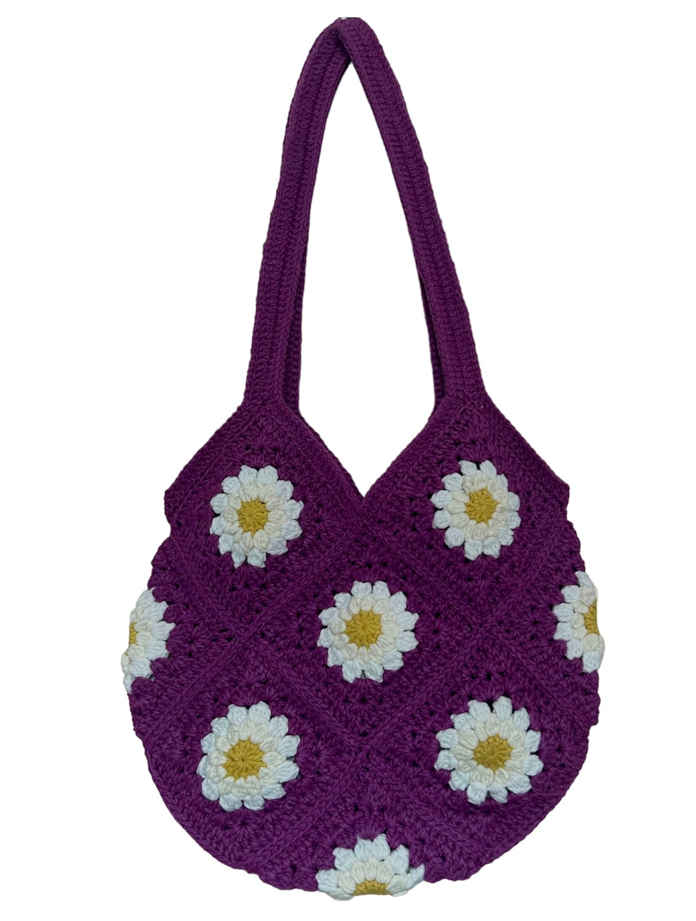 Cabas "Camélia" Prune