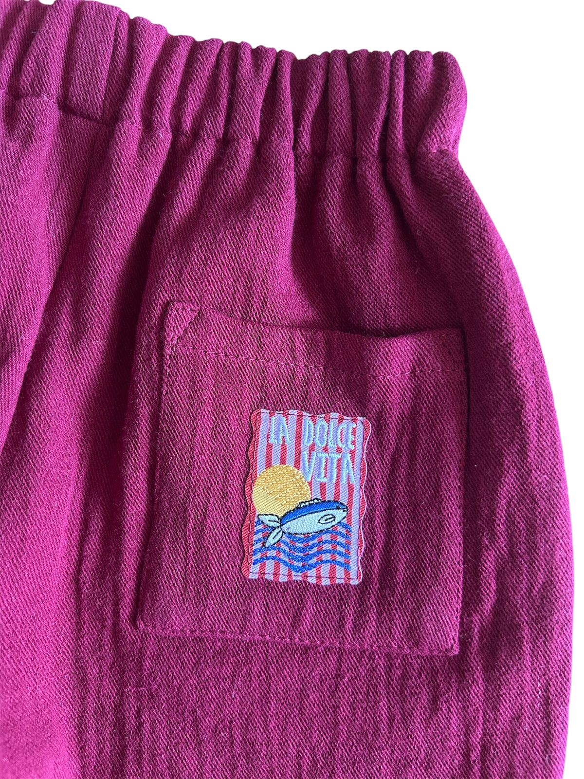Pantalon barrel "Dolce Vita"