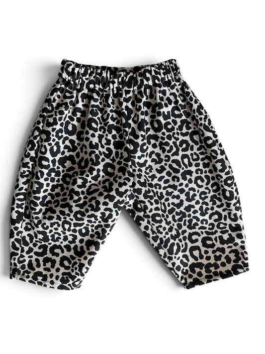 Pantalon barrel "Léopard"